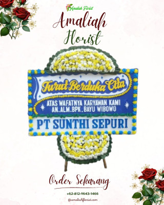 Papan Bunga Duka di Sindangrasa